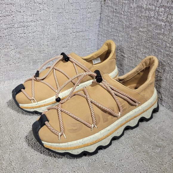 Sorel Kinetic Men's Size 9 Tan Leather Slip-on Athletic Sneakers S6MF215087-253 - Picture 6 of 12